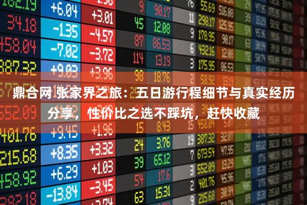 鼎合网 张家界之旅：五日游行程细节与真实经历分享，性价比之选不踩坑，赶快收藏